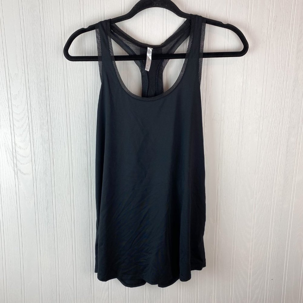 Fabletics Tank Racer Back Black Size Medium